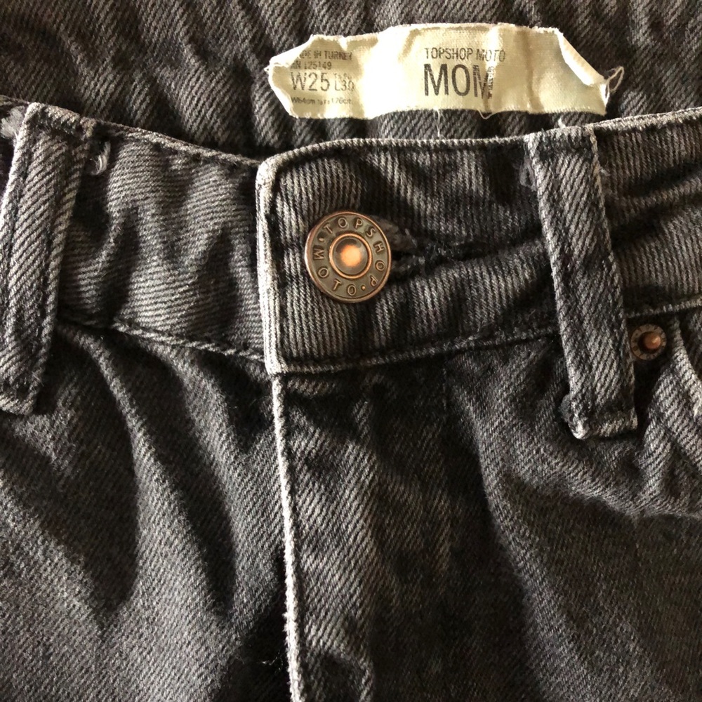 Black Topshop Mom jeans
